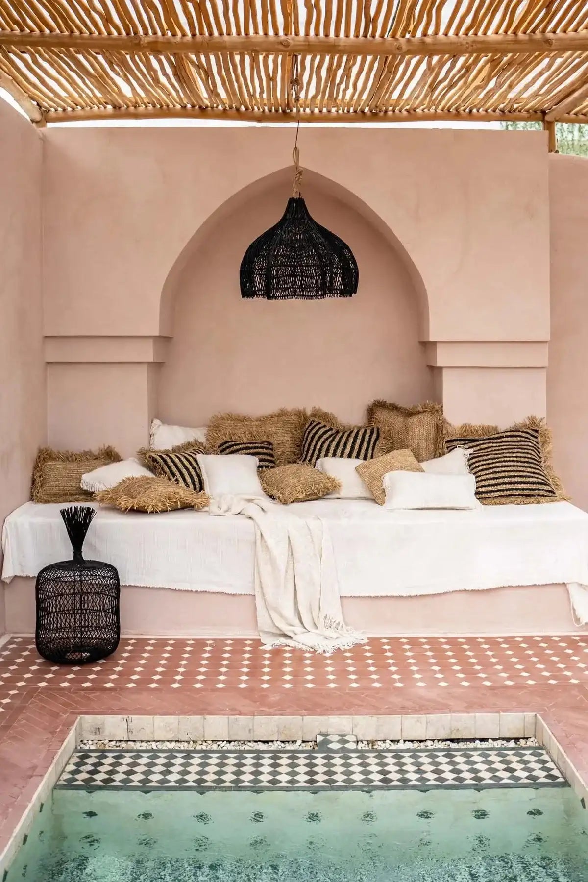 The "Whipped" Pendant Lamp - Black - M - Kayu Living