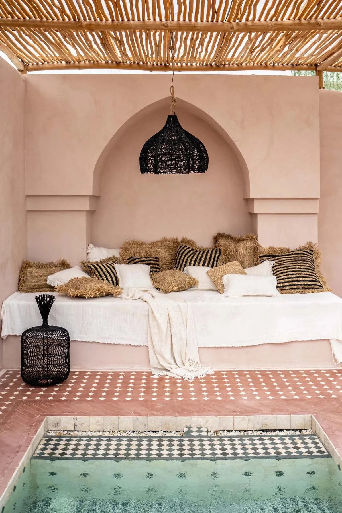 "Whipped" lampskärm - Svart - M