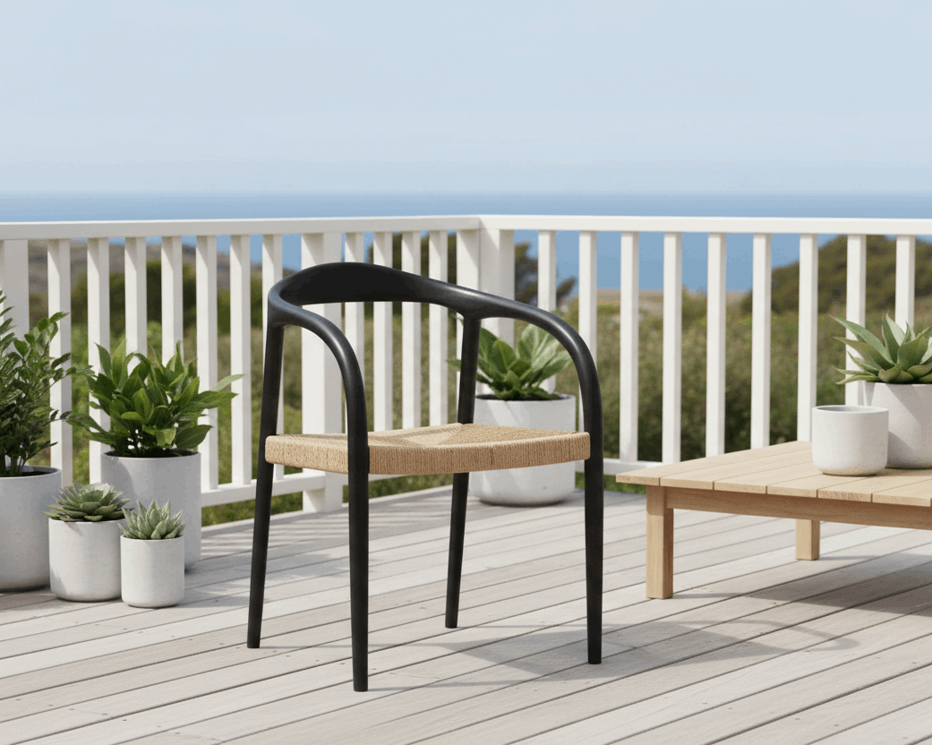 Chair 'Cemagi' Dark Brown