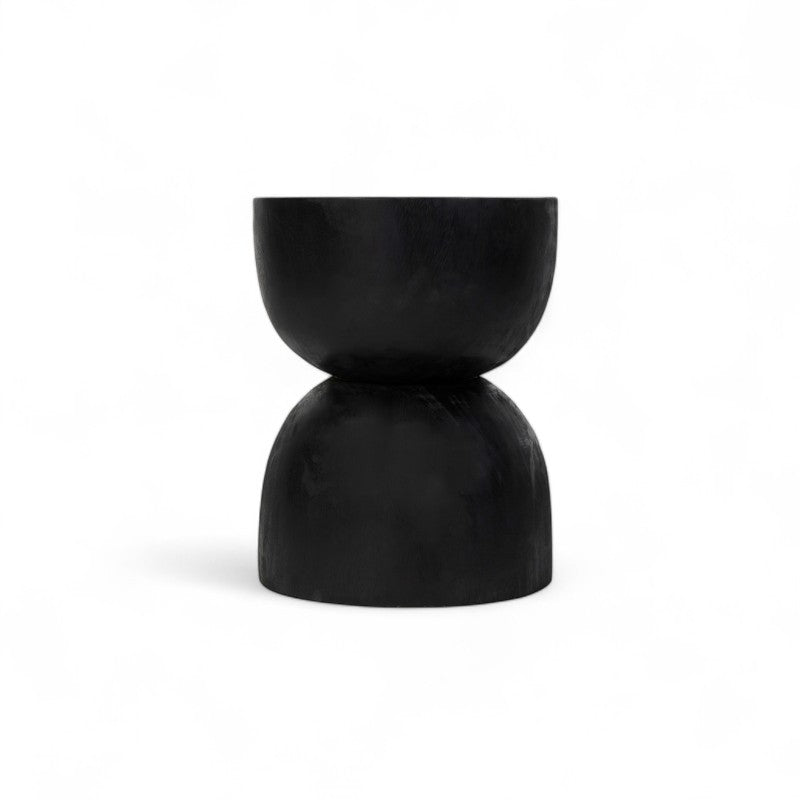 1/2 Cupped 'Java' Stool - Black