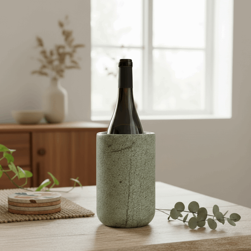 Wine cooler / Vase - Green