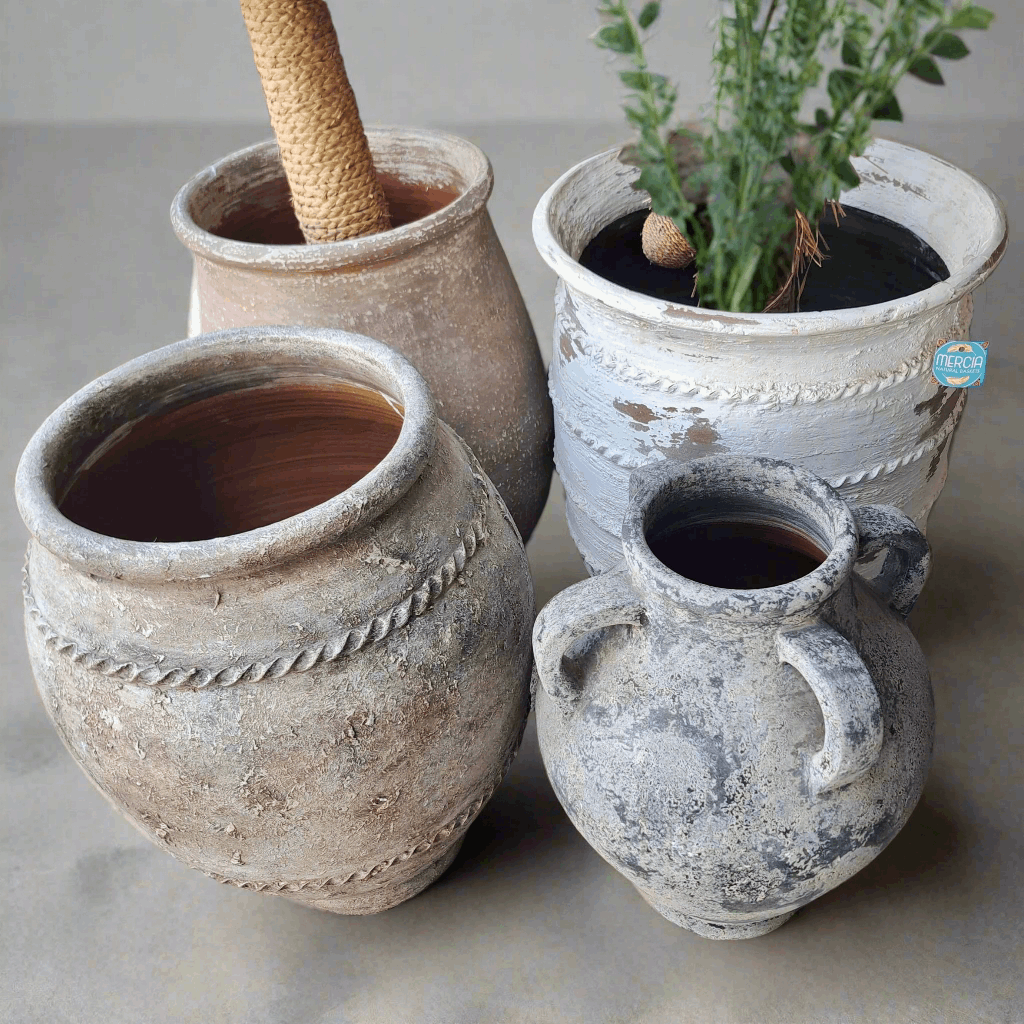 Vintage Style Terracotta Pot #10 - Endast avhämtning i lager - Stor - Kayu Living