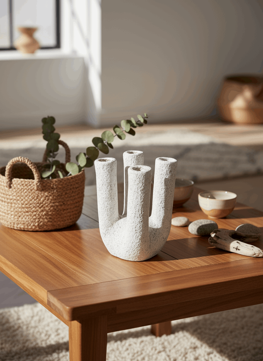 Vintage Style Terracotta Vase #3 - 21 cm - Kayu Living