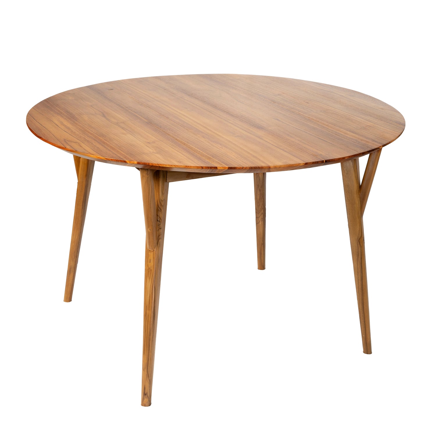 Dining Bundle: Pantai Teak Table Ø 120 cm + Sanur Chairs
