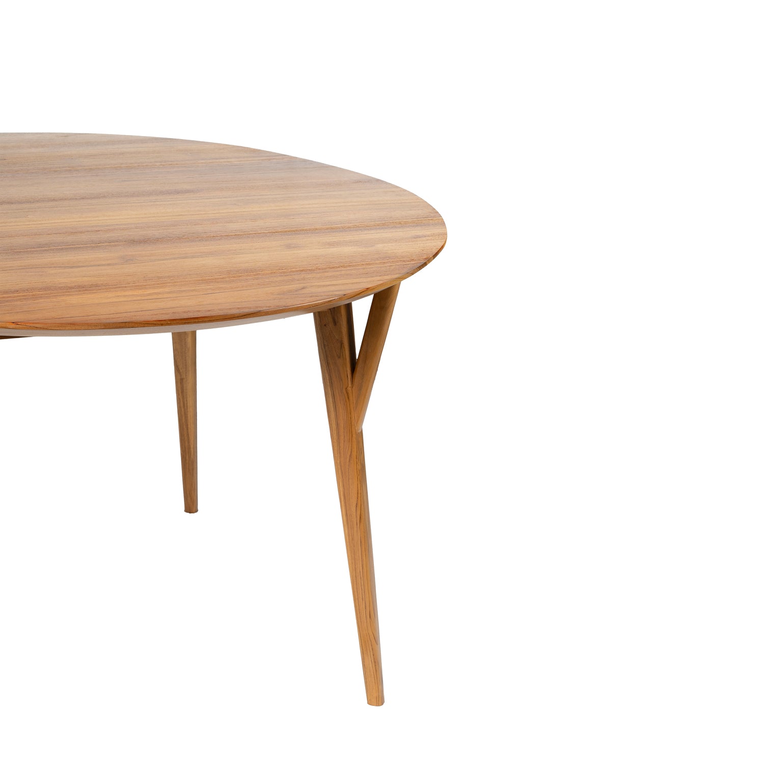 Dining Bundle: Pantai Teak Table Ø 120 cm + Sanur Chairs