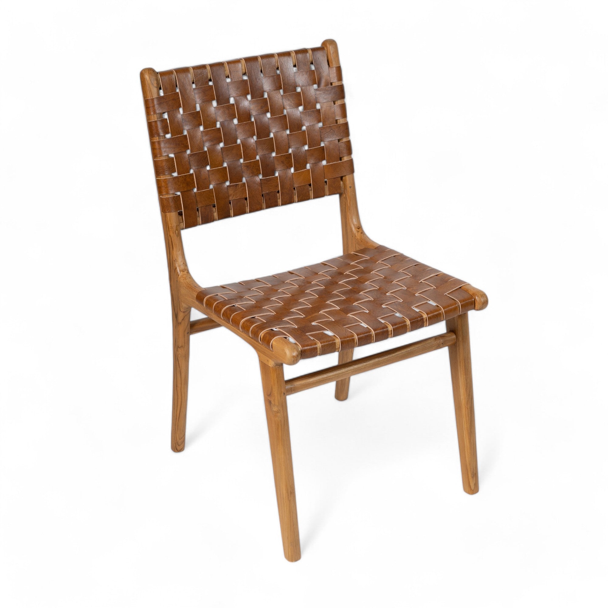 Chair 'Sanur' in Teak and Leather