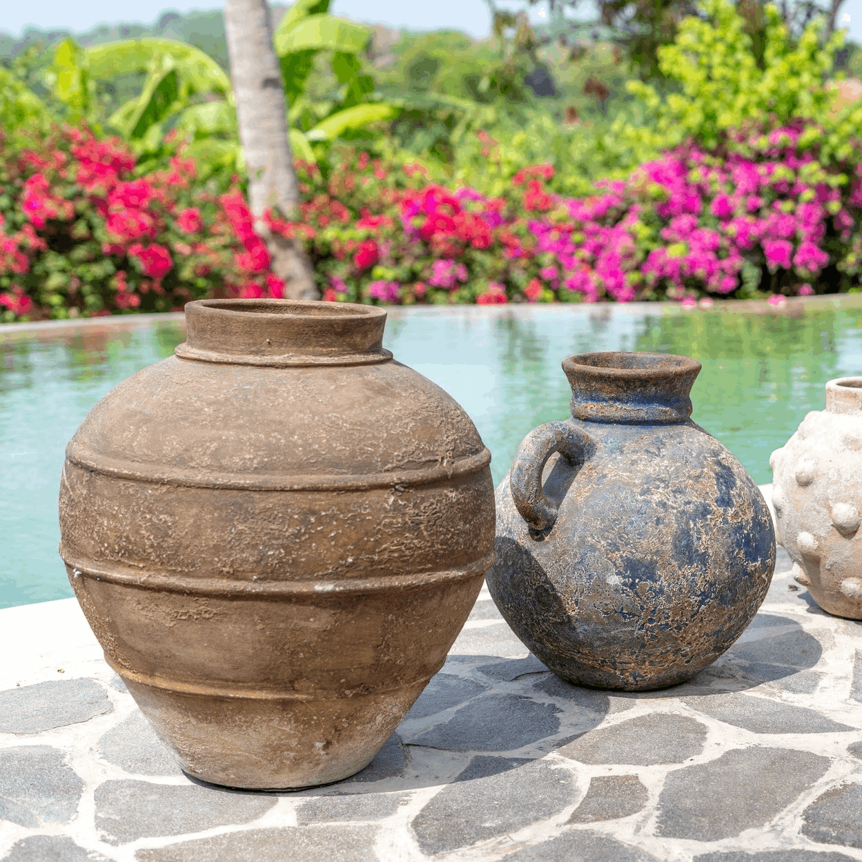 Vintage Style Terracotta Pot - 45 cm - Kayu Living