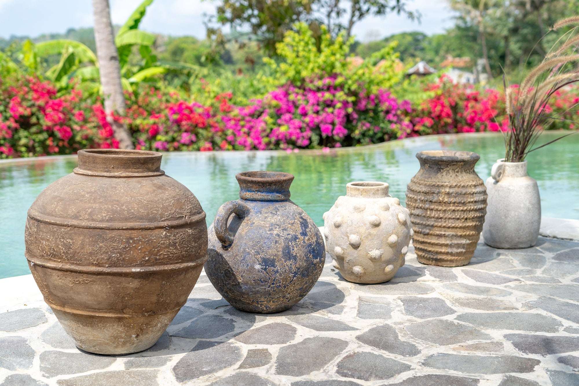 Vintage Style Terracotta Pot - 40 cm - Kayu Living