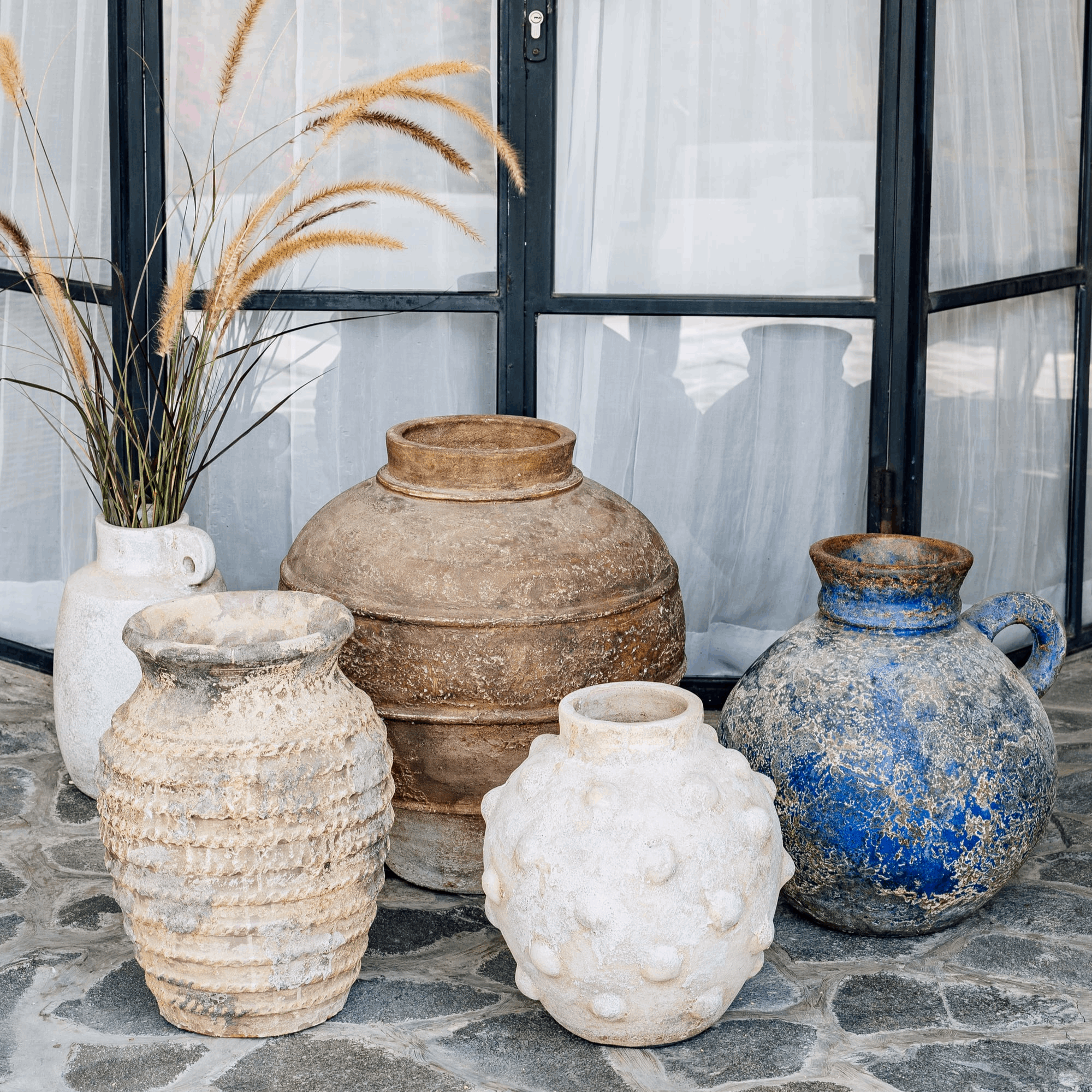 Vintage Style Terracotta Pot - 40 cm - Kayu Living