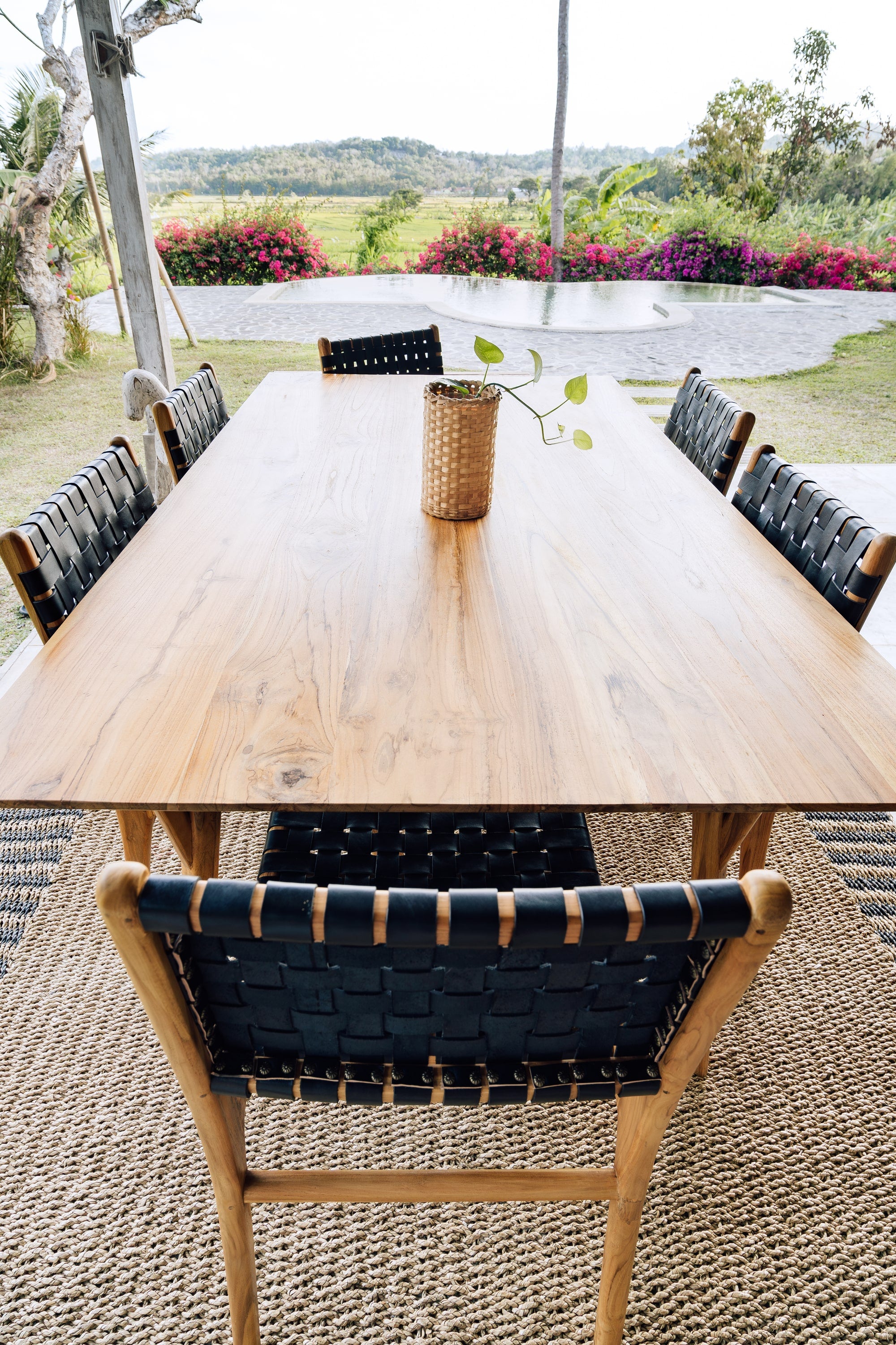 Dining Table 'Berawa' in Teak 180x100 cm