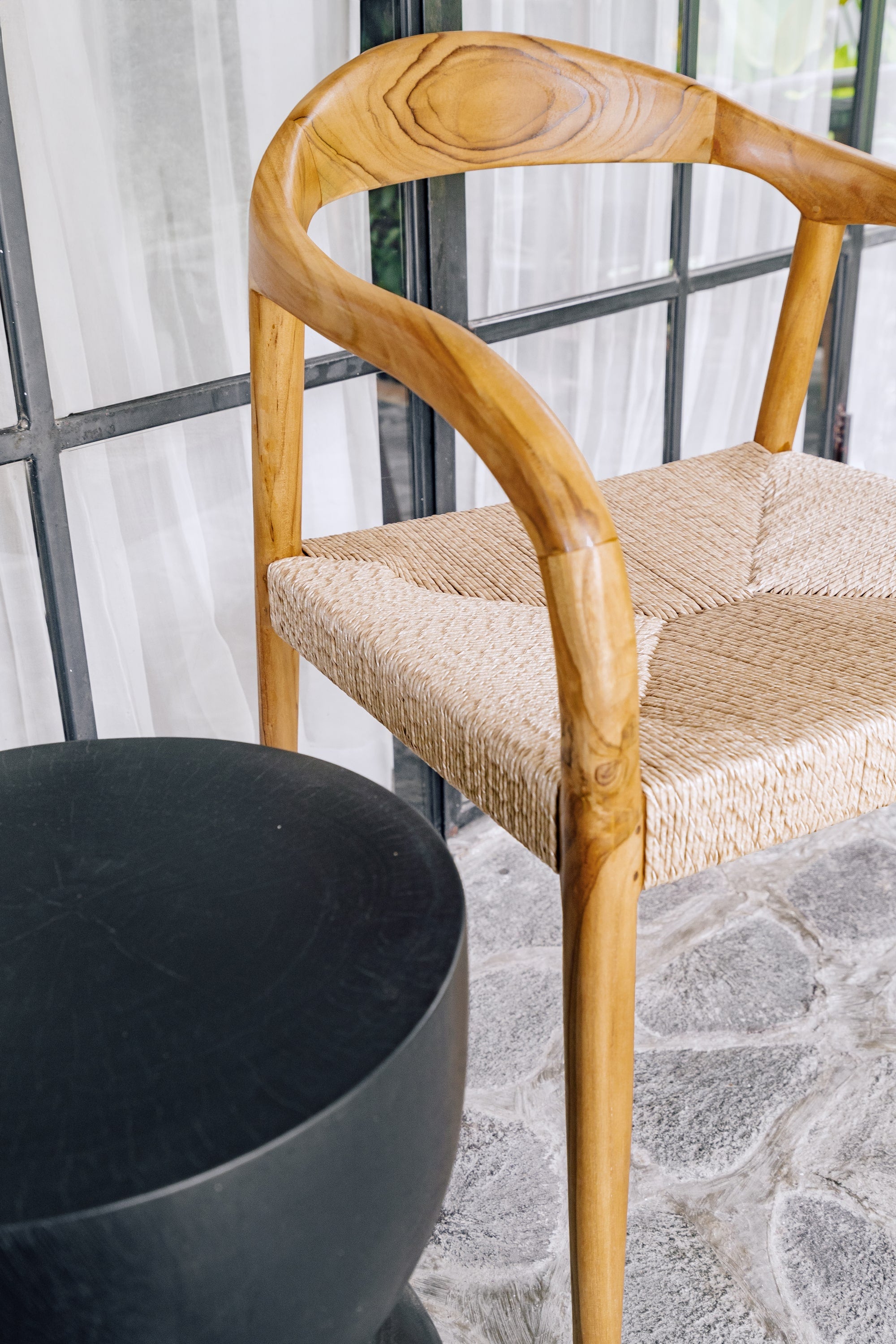 Chair 'Cemagi' in Teak and Rope