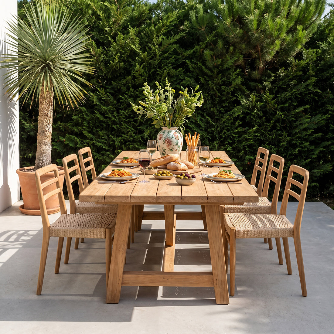 Verano teak dining chair (set of 2)