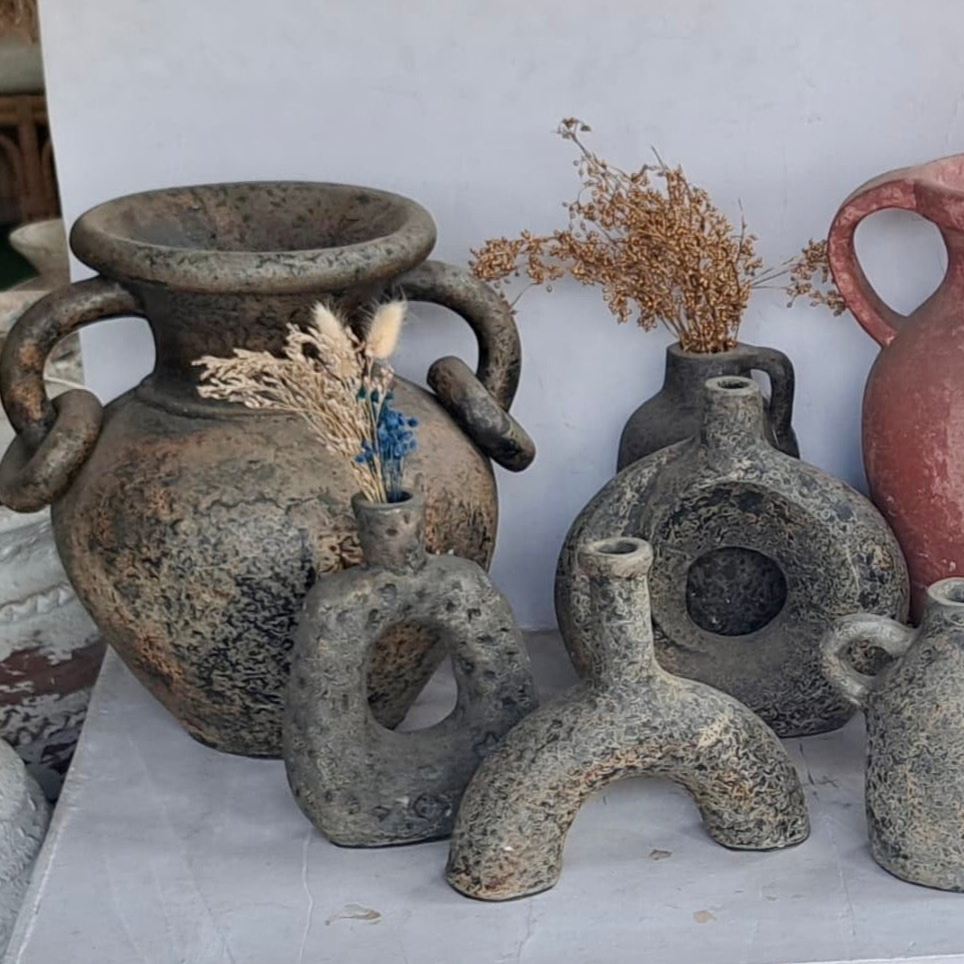 Vintage Style Terracotta Vas #15 - 22 cm