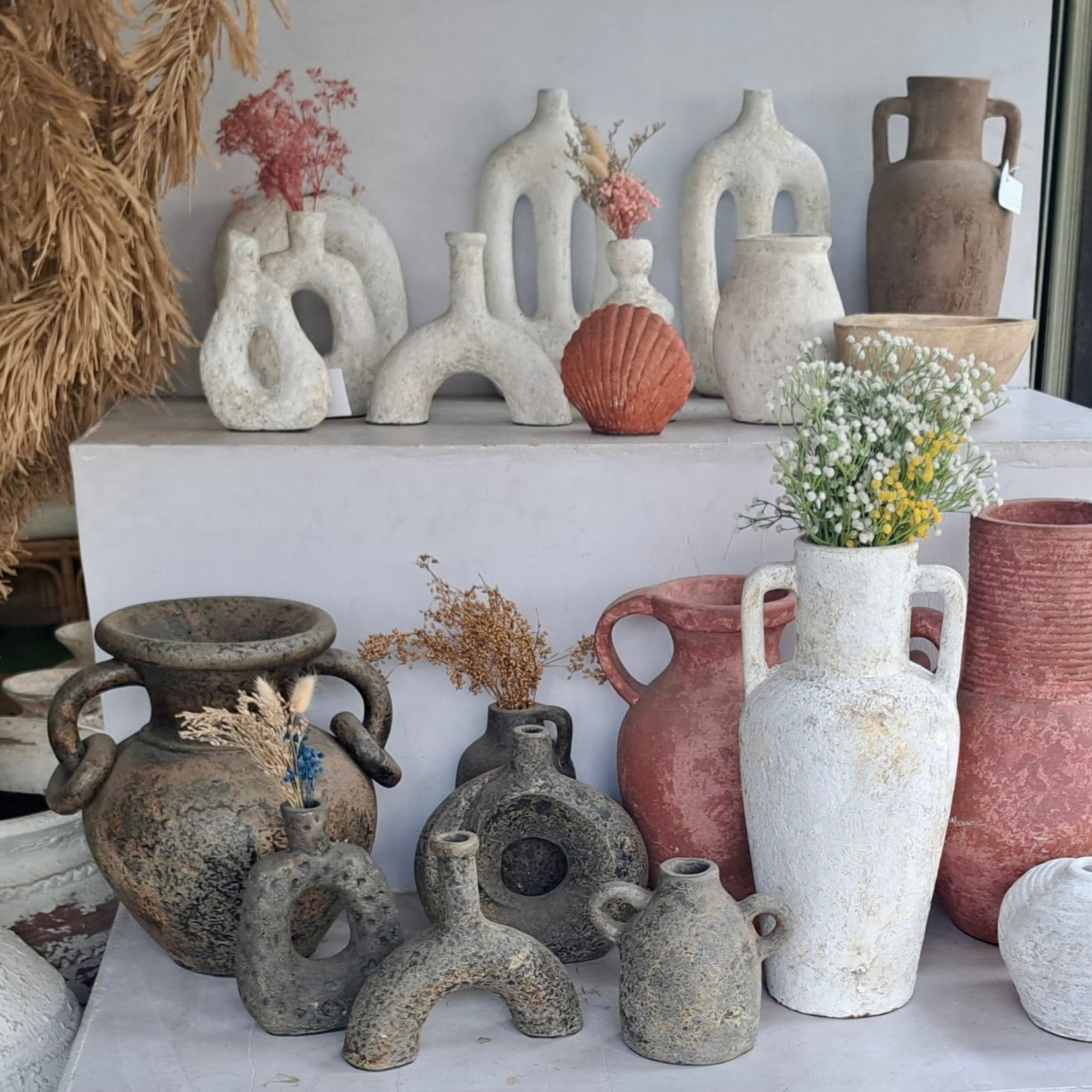 Vintage Style Terracotta Vase #15 - 22 cm