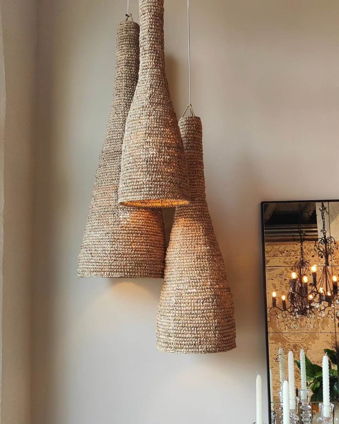 Sisal Pendant - Wasp House - Kayu Living