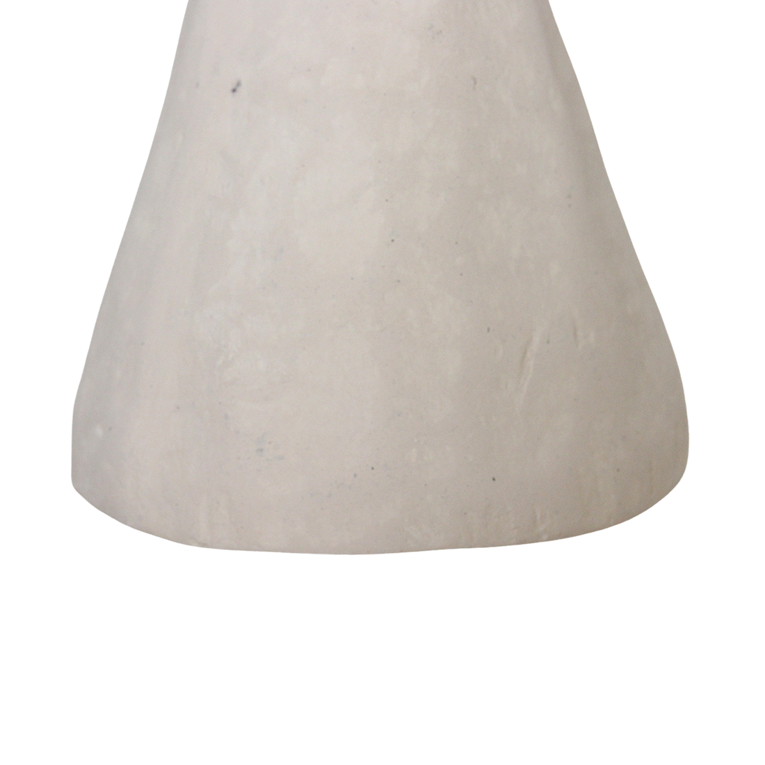 Kayu Living Chalk pendant lamp Pugal in a matte off-white Ecomix finish with a textured, stone-like appearance.