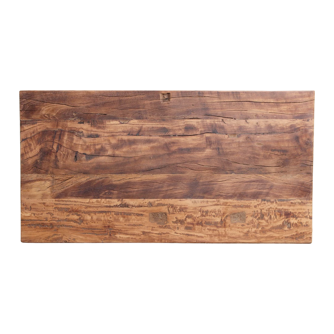 Kayu Living Farmwood wall table top made from rustic FSC recycled wood with visible knots and natural grain patterns.