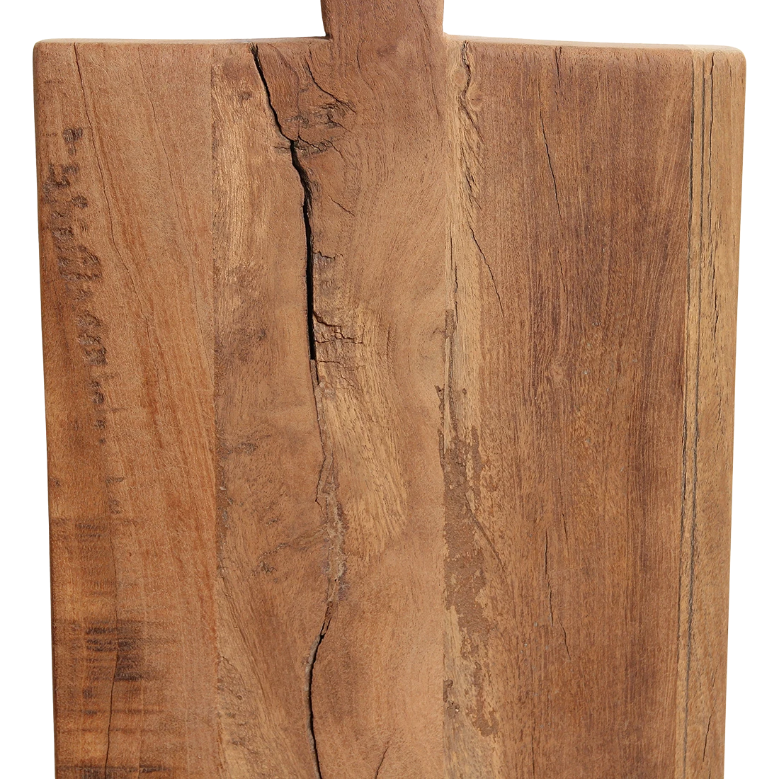 Kayu Living 60 cm reclaimed wood charcuterie board with natural grain patterns and rustic texture