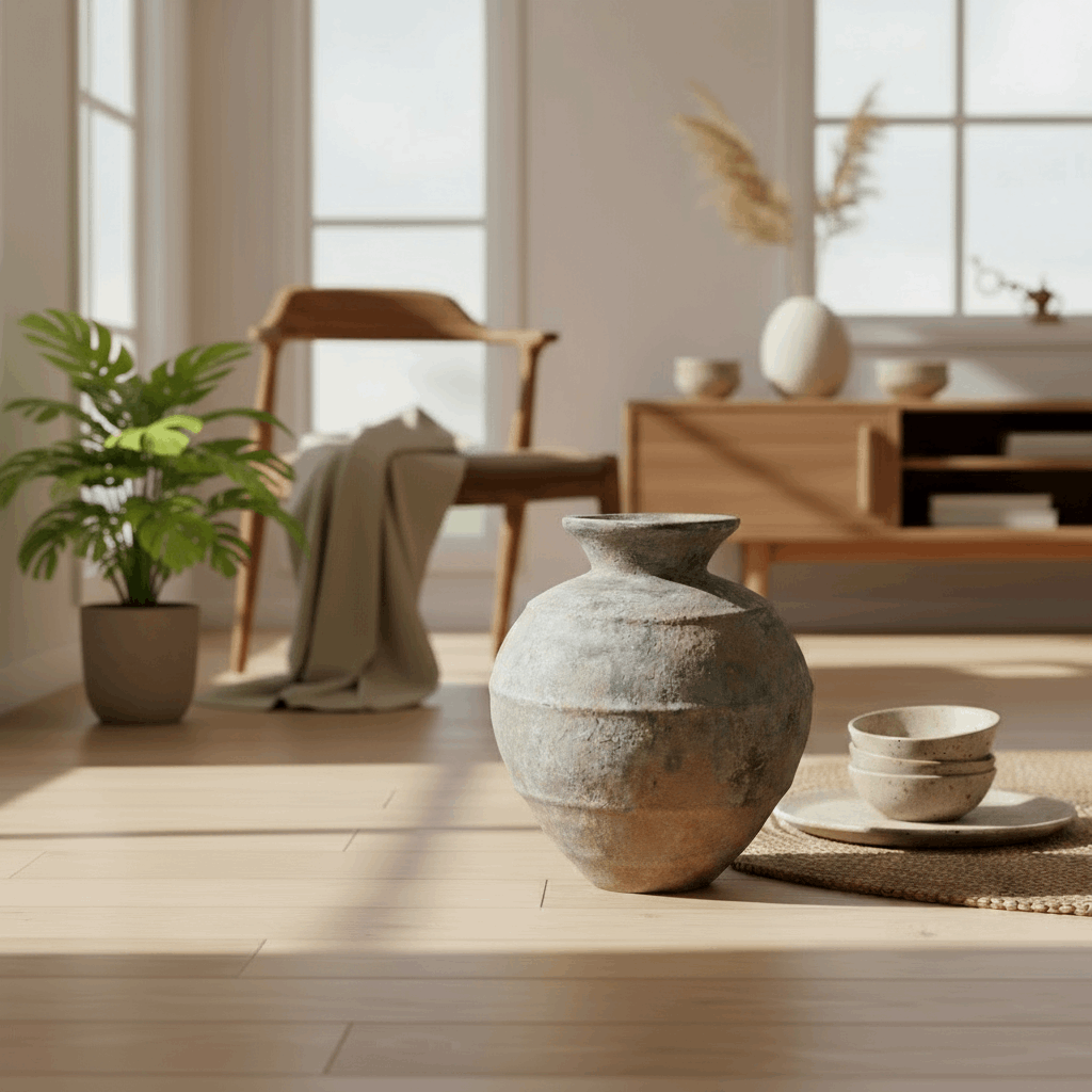 Vintage Style Terracotta Pot #18 - 42 cm - Kayu Living