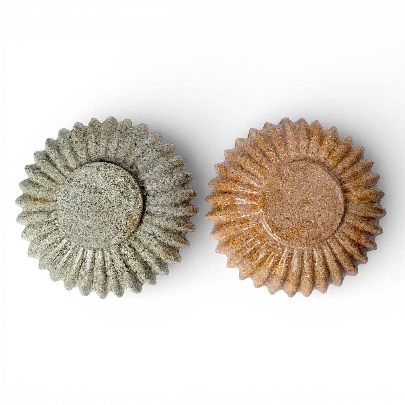 Wavy edge bowl - Green