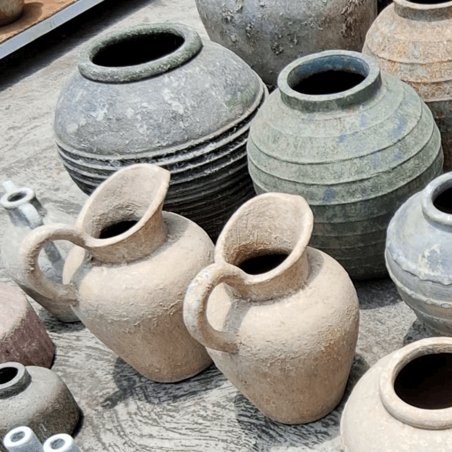 Vintage Style Terracotta Pot #26 - 40 cm - Kayu Living