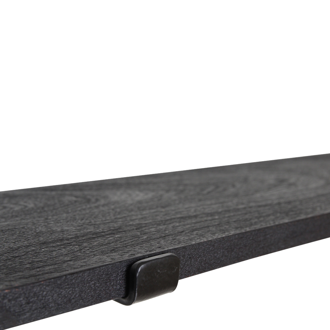 Factory vägghylla svart - FSC-återvunnet trä - 80 cm