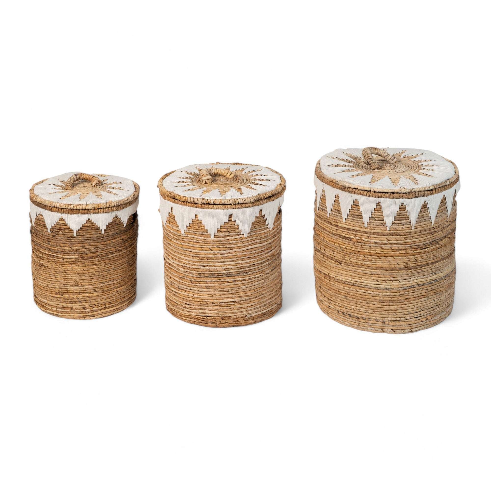 Embroided Basket - Kayu Living
