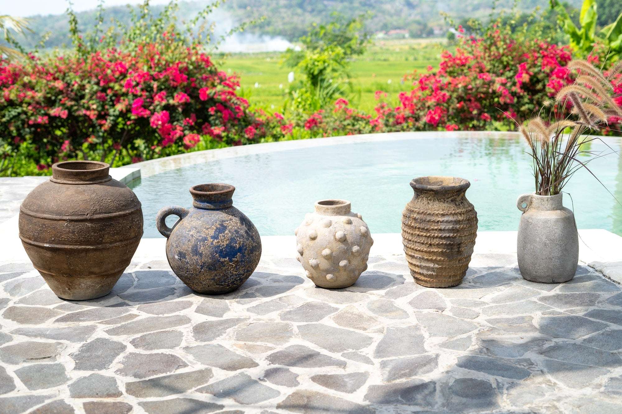 Vintage Style Terracotta Pot - 40 cm - Kayu Living