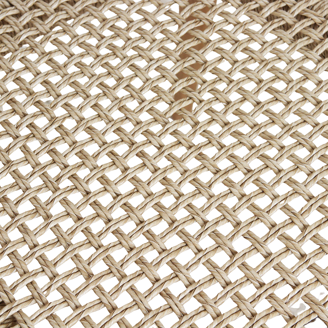 Set of two Verano teak dining chairs with armrests by Raw Materials, showcasing natural wood finish and modern design.