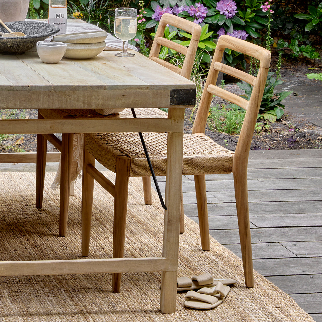 Verano teak dining chair (set of 2)