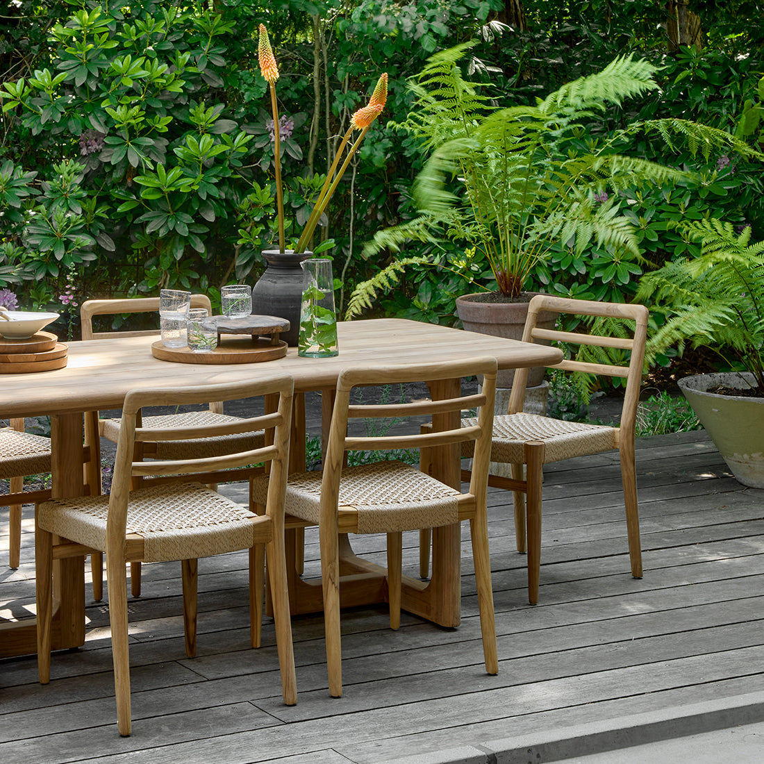 Verano teak dining chair (set of 2)