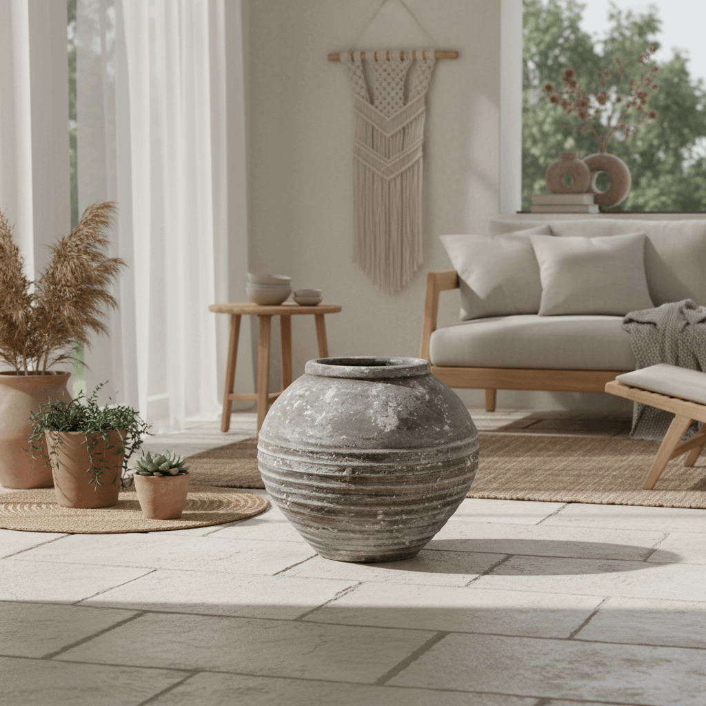 Vintage Style Terracotta Pot #6 - 48 cm - Kayu Living