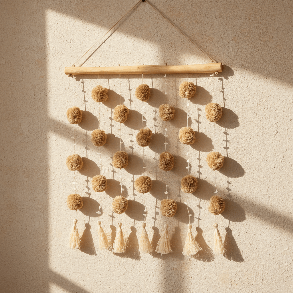 Pom Pom Wall Hanging - Kayu Living