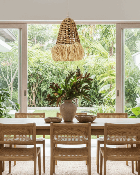 Enceng Pendant Lamp - Kayu Living