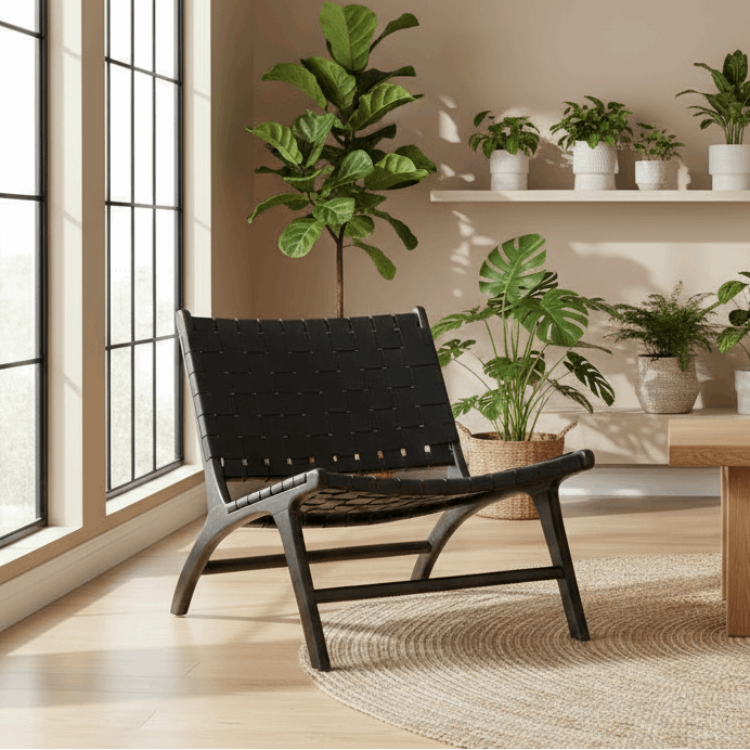 Lounge Chair 'Hitam' - Kayu Living