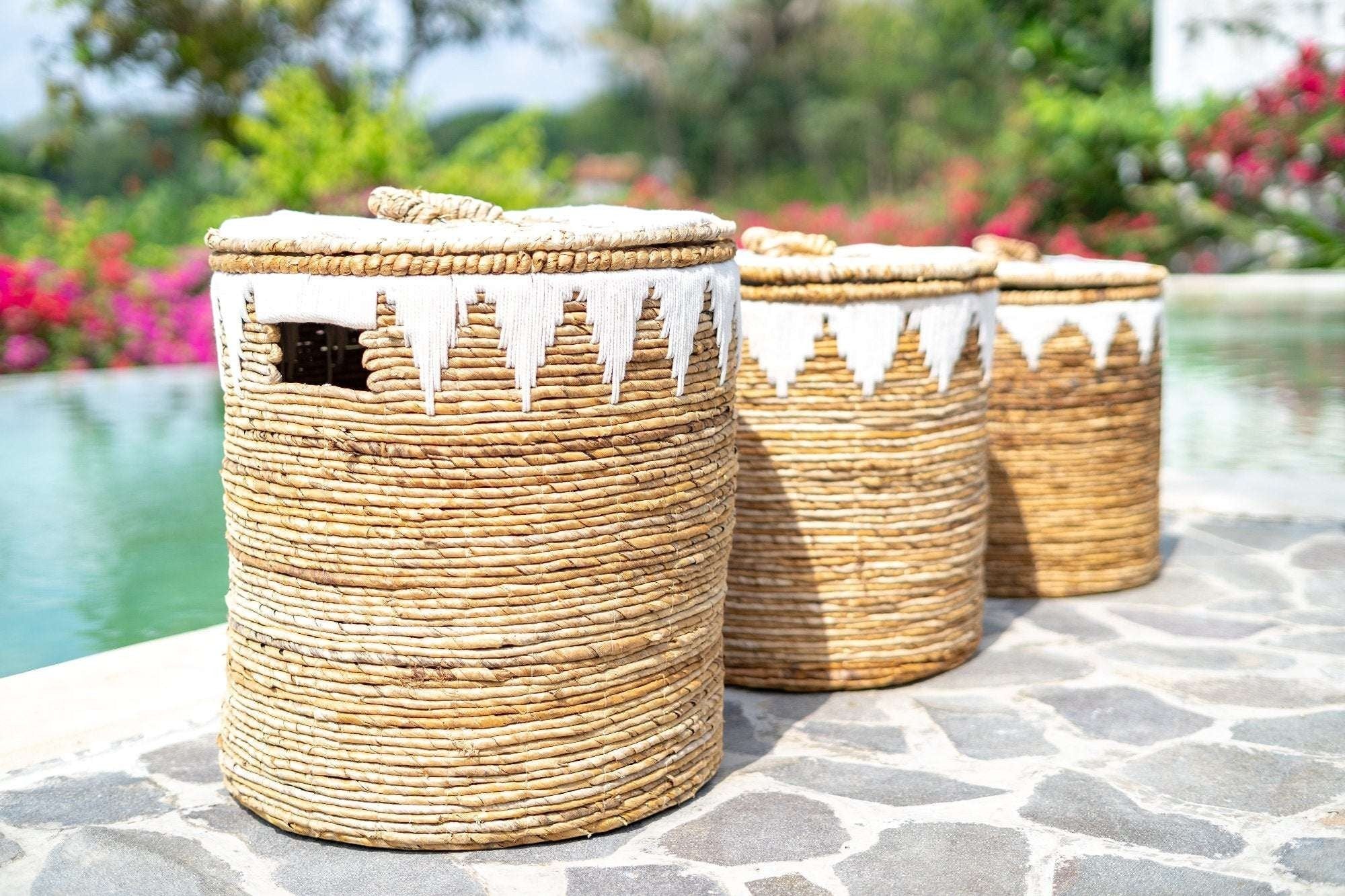 Embroided Basket