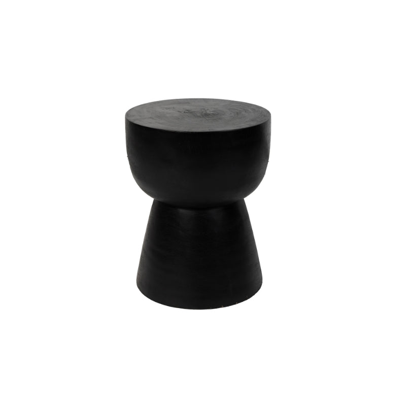 1/3 Cupped Stool -  Black